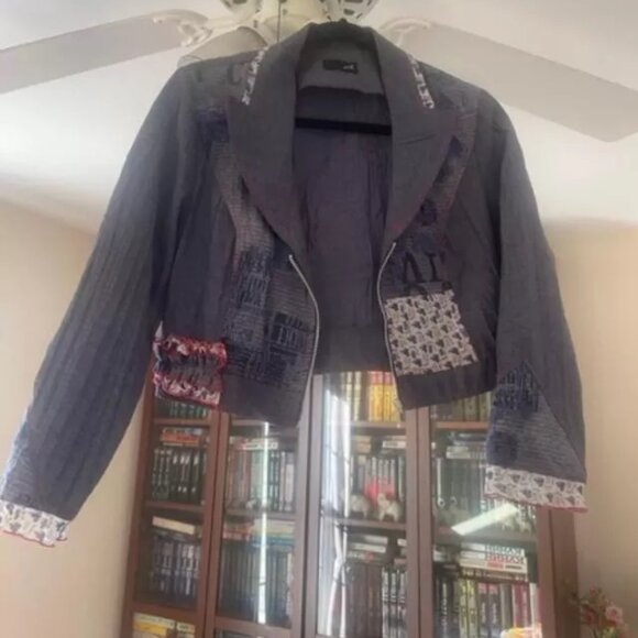 Me French Floral Ruffle Layered Dress & Matching Jacket, Size France 2/3 /US S/M - Picture 2 of 10